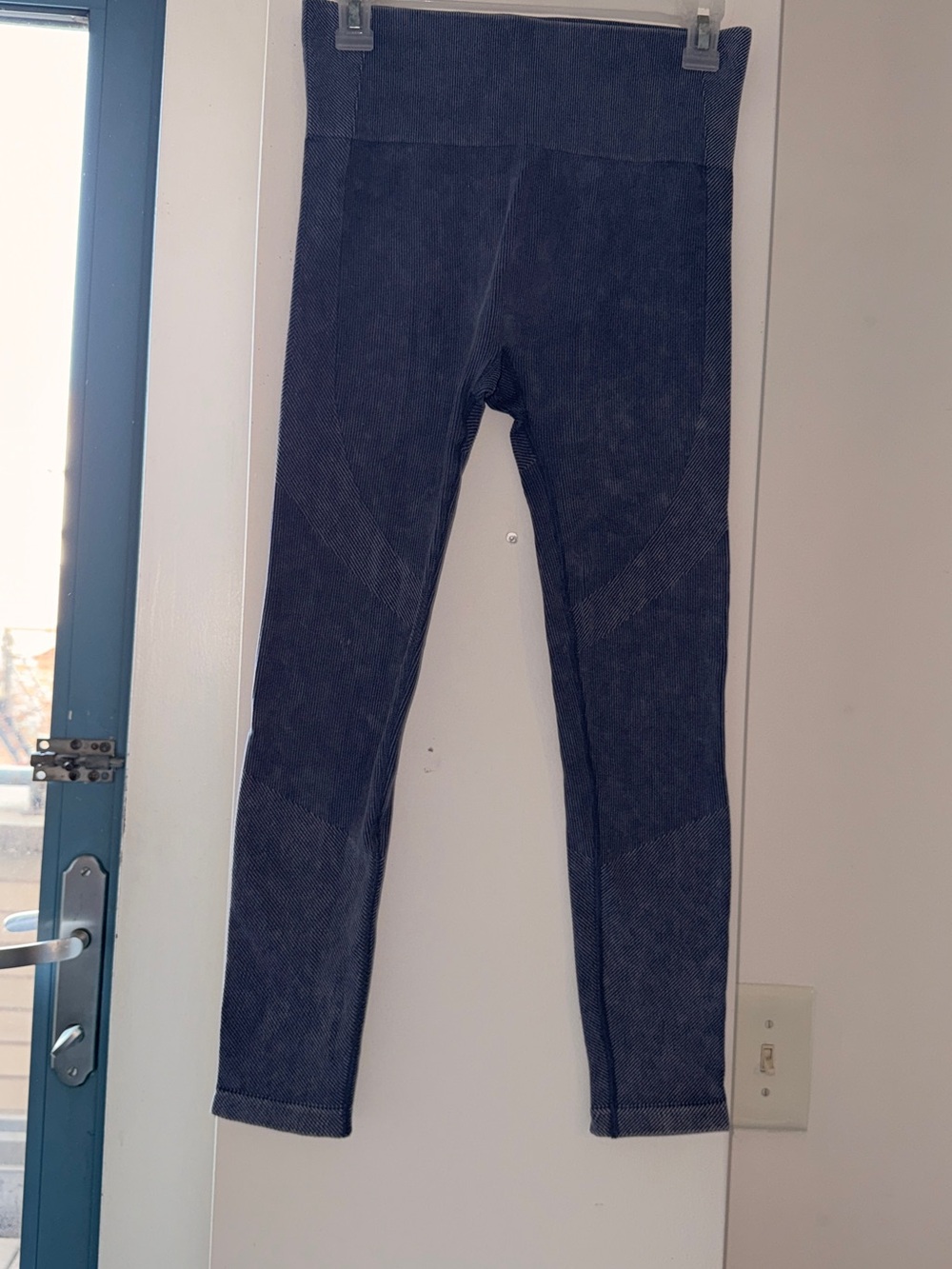 JoyLab Lavender Ribbed High-Waist Leggings